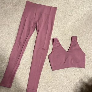 Amazon Jet Joy workout leggings and sports bra